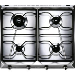 Smeg Cucina SV564_3 60cm Gas Hob in Stainless Steel